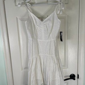 NWT Venus White Eyelet Dress